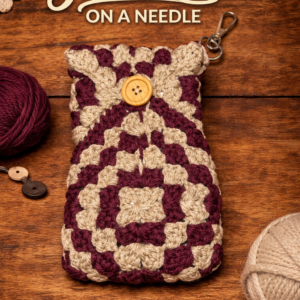 Cozy Carry Collection: Cocoa Wine Phone Pouch