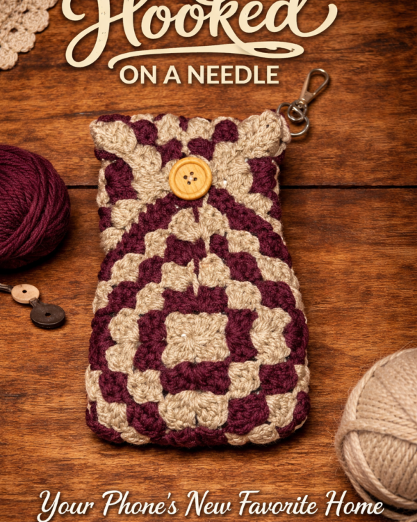 Cozy Carry Collection: Cocoa Wine Phone Pouch
