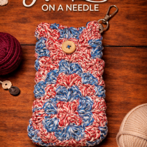 Cozy Carry Collection: Star Spangled Bloom Phone Pouch